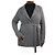 Gabriela Hearst Grauer Kaschmir-Cardigan mit Gürtel – Größe L