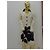 #moschino #floral #puralana #abrigo #parkas Negro Beige Crudo Crema Coñac - vista 4