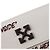 Off White Off-White Portafoglio Jitney Quote Bianco con Catena - vista 10