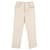 Jeans Chloé a gamba dritta a vita alta in cotone color crema Bianco Crudo  ref.1040723