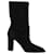  Aquazzura Skyler High Heel Boots in Black Suede  ref.1040727