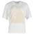Chloé Camiseta com estampa de logotipo em algodão branco  ref.1040729