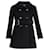Prada Double-Breasted Pea Coat in Black Wool Polyester  ref.1040755