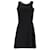 Sandro Cut-Out Back Mini Dress in Black Polyester  ref.1040767