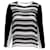 Gestreiftes Top von Sandro aus schwarz-weißer Seide Mehrfarben  ref.1040780