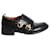 Valentino Garavani Chaussures Monk Serpentine Valentino en Cuir Noir  ref.1040797