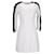 Sandro Side Sleeve Fringe Dress in White Polyester  ref.1040816