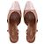 Timeless Décolleté slingback Chanel CC con punta in pelle rosa - vista 5