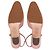 Timeless Décolleté slingback Chanel CC con punta in pelle rosa - vista 6