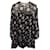 Ulla Johnson Dahlia Floral Mini Dress in Black Silk  ref.1040861
