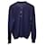Suéter Missoni de manga comprida em caxemira azul marinho Casimira Lã  ref.1040866