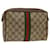 GUCCI GG Canvas Web Sherry Line Clutch Bag Beige Red Green 89.01.012 Auth yk8202  ref.1040961