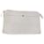 Christian Dior Honeycomb Canvas Clutch Bag White Auth am4852  ref.1040980