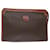 Céline CELINE Macadam Canvas Clutch Bag PVC Leather Brown Auth 50615  ref.1041004