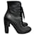 Chloé CHLOE  Ankle boots T.eu 38 leather Black  ref.1041049