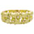 inconnue Bracelet vintage "Feuillage" or jaune, diamants.  ref.1041133