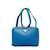 Prada Saffiano Leather Backpack Blue Pony-style calfskin  ref.1041201