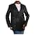 Autre Marque Black double-breasted leather blazer - size UK 14  ref.1041303
