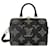 Louis Vuitton LV speedy 25 Schwarze Farbe Leder  ref.1041455