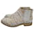 Chanel White Graffiti Printed Canvas Chelsea Ankle Boots Multiple colors Cloth  ref.1041468