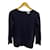 Chanel Coton top Bleu Marine  ref.1041632