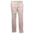 NEW CHANEL STRAIGHT LEGS PALE PINK TROUSERS WITH BUTTON M 40 PINK JEANS PANTS Cotton  ref.1041959