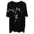 T-shirt ricamata Haider Ackermann in cotone nero  ref.1042147