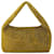 Donna Karan Mini borsa da ascella in cristallo - Kara - Rete - Oro D'oro Metallico  ref.1042178