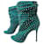 Christian Louboutin Ankle Boots Turquoise Suede  ref.1042333