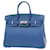 Hermès HERMES BIRKIN 25 Blue Leather  ref.1042669
