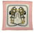 Hermès HERMES CARRE 90 BRIDES de GALA Schal Seide Rosa Weiß Auth 51094 Pink  ref.1042708