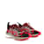 Asso delle scarpe da ginnastica GUCCI Rosso Tela  ref.1042846