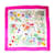 GUCCI Silk handkerchief Pink  ref.1042869