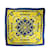 Hermès HERMES Silk handkerchief Yellow  ref.1042880