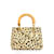 DIOR Handbags Lady Dior Brown Cotton  ref.1043147