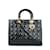 DIOR Handtaschen Lady Dior Schwarz Leder  ref.1043150