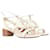 DIOR Sandals D-Club White Leather  ref.1043170