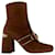 Prada ankle boots Marrone Scamosciato  ref.1043245