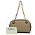 Bolsa de ombro com corrente em cubo acolchoado marrom Burberry Taupe - vista 10