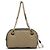 Bolsa de ombro com corrente em cubo acolchoado marrom Burberry Taupe - vista 3