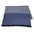 Hermès ***HERMES  Silk angora lined face scarf Navy blue  ref.1043854