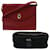 Christian Dior Pouch Shoulder Bag Leather 2Set Red Black Auth bs7409  ref.1043909