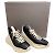 Rick Owens Noir / Baskets Geth Runner en cuir de lait - vue 6