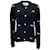 Thom Browne Navy Blue Bow Design Long Sleeved Button-down Cashmere Knit Cardigan Sweater  ref.1044203