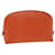LOUIS VUITTON Epi Pochette Cosmetic Pouch Orange M40642 LV Auth 38968 Leather  ref.869695