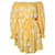 Autre Marque once de marzo, Vestido midi bordado en amarillo Algodón  ref.1010374