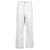Jeans jeans de perna larga The Row Louie em algodão branco  ref.1030250