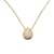 & Other Stories 18k Gold Diamond Pendant Necklace Golden Metal  ref.1044270