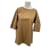 LEMAIRE T-shirts T.International M Coton Camel  ref.1044356