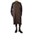 Autre Marque Brown knitted dress - size UK 12 Cashmere  ref.1044364